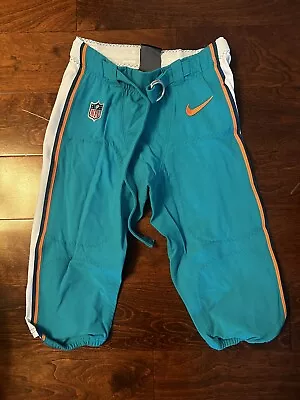 Miami Dolphins Team Issued/game Teal Nike Pants Size 30 2015-2017 Season • $24