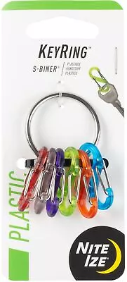 Nite Ize Stainless Steel Keyring W/ Mini S-Biners • $8.85