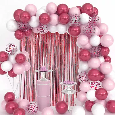 Balloon Arch Kit+Balloons Garland Birthday Wedding Party Baby Shower Decor UK • £5.99