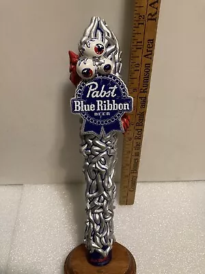 PBR PABST BLUE RIBBON ART SERIES FAR OUT EYEBALLS Draft Beer Tap Handle. USA • $165