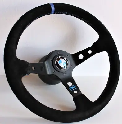 Steering Wheel Fits For BMW Suede Leather Sport Deep Blue E31 E34 E36 Z3 92-99' • $188.90