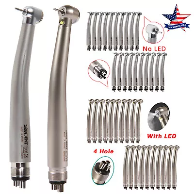 NSK Style Dental Fiber Optic LED Egenerator / High Speed Handpiece Turbine 4HOLE • $359.85