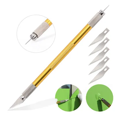 Craft Weeding Tool Air Release Pen Cutter 2-Head Car Vinyl Decals Bubble Removal • $7.59