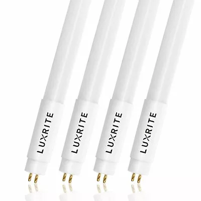 Luxrite 4FT T5 LED Tube Lights 24W=54W 4000K 45.78 Inch Damp Rated 4-Pack • $62.95