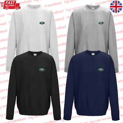 *CLEARANCE*  LAND ROVER Sweatshirt Pullover Embroidered Logo Jumper Gift Warm • £32.99