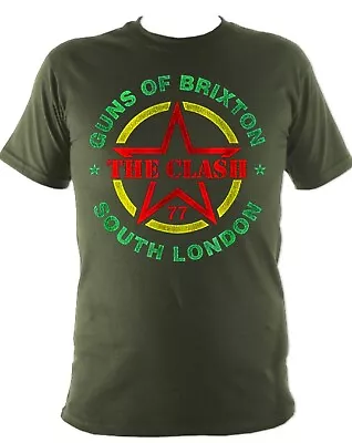 £17.99 • Buy The Clash Guns Of Brixton 77 T Shirt