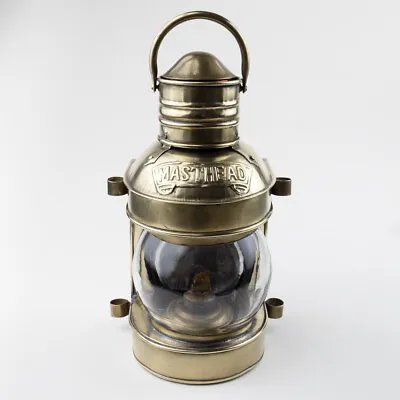 Vintage Masthead Nautical Maritime Port Ship Oil Lamp Lantern • $65