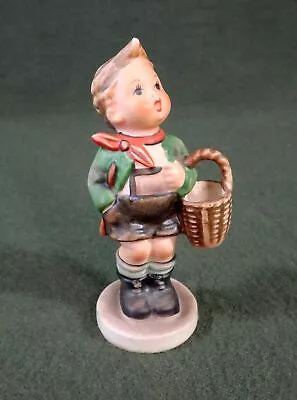GOEBEL MJ HUMMEL Porcelain VILLAGE BOY Figure WEST GERMANY • $21