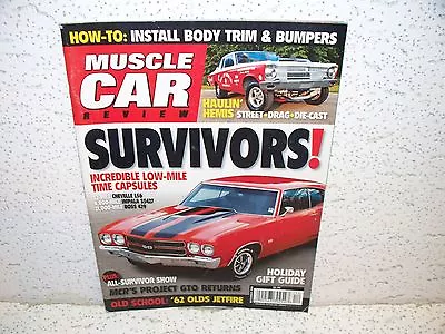 Musclecar Review Magazine December 2008 Chevelle 70 Chevy GM Ford Dodge Mopar • $9.98