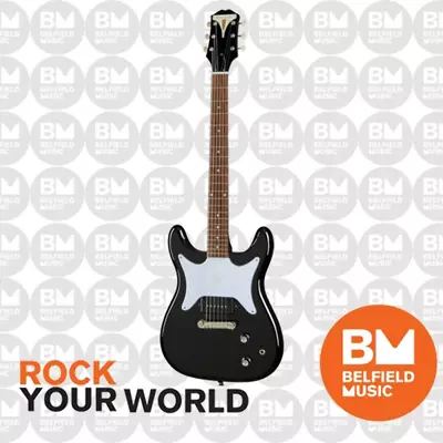 Epiphone Coronet Electric Guitar Ebony - EOCOEBNH1 - Brand New - Belfield Music • $899