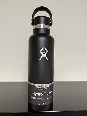 $21.36 • Buy Vacuum Insulated Standard Mouth Stainless Steel Water Bottle With F, 21 Oz Black