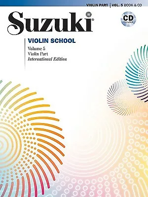 $43.04 • Buy Suzuki Violin School, Vol 5: Violin Part, Book & CD By Suzuki, Shinichi