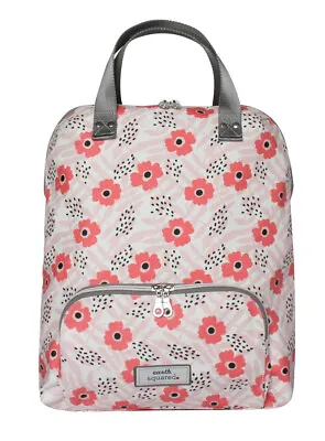 £40.99 • Buy Earth Squared Fair Trade Oil Cloth Backpack Rucksack Bag Poppy Pink