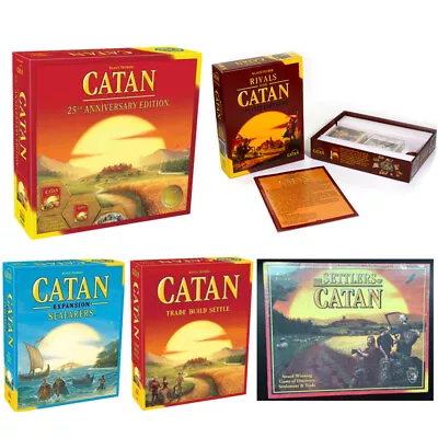 Settlers Of Catan Board Game Funny Family Party Game Playing Cards Box English • $39.98