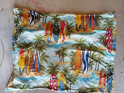 Dean Miller  Palm Trees And Surfboards  Standard Sham • $14.99