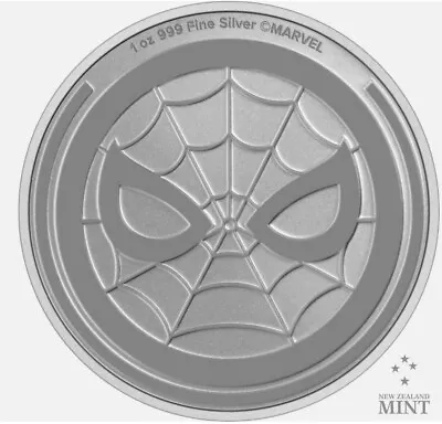 2023 Niue Marvel SpiderMan 1oz Silver BU Coin In Capsule • $44.95