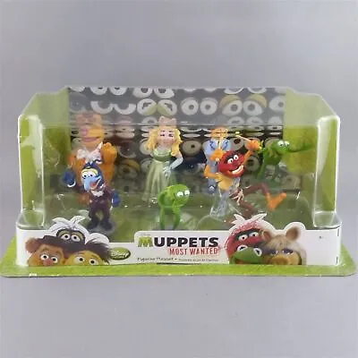 Disney Muppets Most Wanted Figurine Playset 7 Figures Authentic Original 2014 • $79.99