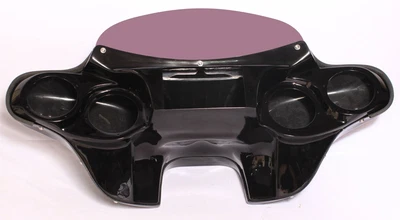 $333 • Buy BATWING FAIRING WINDSHIELD PAINTED YAMAHA V STAR VSTAR 650 1100 DOUBLE DIN 4x5 