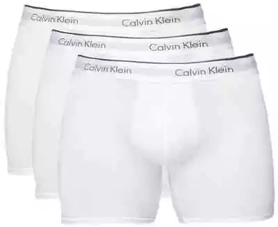 3 X Genuine CALVIN KLEIN Men's Cotton Stretch Trunk CK Underwear NEW White • $59.95
