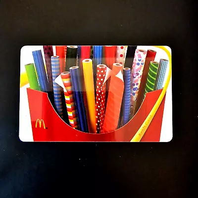 McDonalds Pencils In French Fry Sleeve #6073 2011 NEW COLLECTIBLE GIFT CARD $0 • $6.10