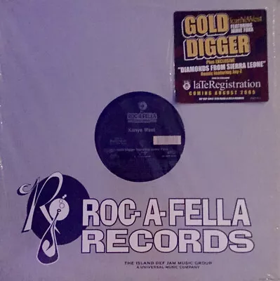 Kanye West Gold Digger Roc-A-Fella Records 12  Single 2005 • £15