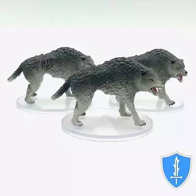 Dire Wolf X3 - Spell Effects Wild Shape & Polymorph 2 #13 D&D Icons Of Realms • $20.79