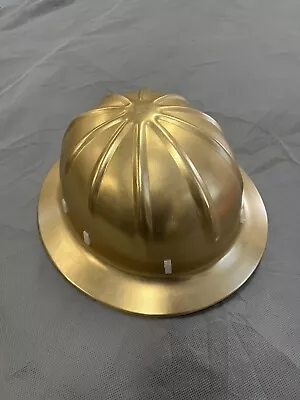 Vintage Gold Apex Mining Helmet Hard Hat Safety • $95