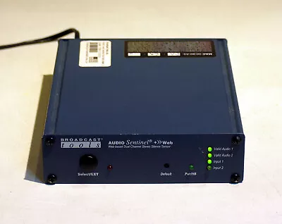 Broadcast Tools Audio Sentinal Plus Web - Silence Sensor/Monitor/Alarm • $199.95