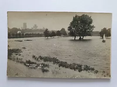 The Floods 1912 Ely Cambridgeshire Real Photo Postcard Tom Bolton  • £20