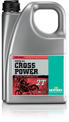 Motorex Cross Power Full Synthetic 2T 2-Stroke Oil 4 Liter 102244 98-0003 • $82.65