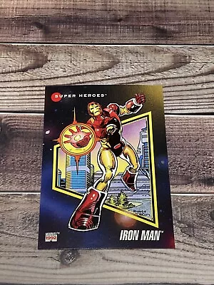 1992 Impel Marvel Super Heroes Iron Man #62 MCU Trading Card • $1.50