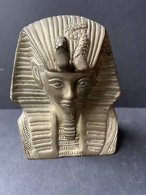 Egyptian Metal King Tut Figure 5.5” • $136.50