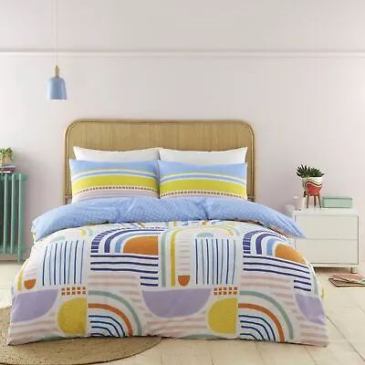 Double King Size Duvet Cover Pillowcase Reversible Bedding Set Quilt Covers • £16.99