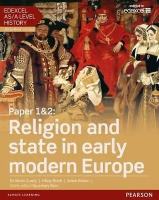 £25 • Buy Edexcel AS/A Level History, Paper 1 Religion And State In Early Modern Europe