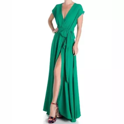 NWT Meghan Los Angeles Women's Jasmine Maxi Dress Emerald Green XXXL Or 3X • $84.99