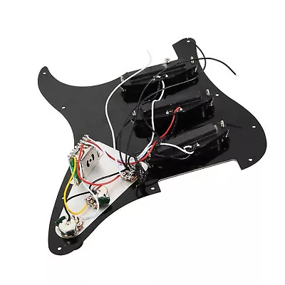 Black Electric Guitar Loaded Pickguard Pickups Replacement For FENDER STRAT • $33.98