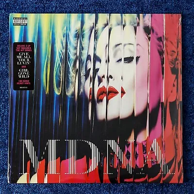 MADONNA SEALED MDNA 2x 12'' VINYL LP US 2012 First Pressing Promo Hype B0016659- • $325