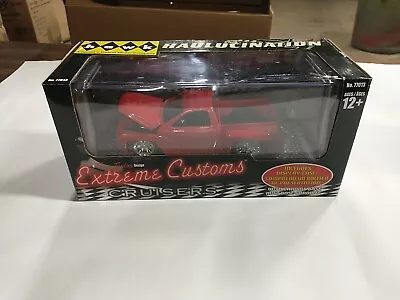 Diecast Cars 1/ 24 Extreme Customs Red Pickup Truck Hawk By J. Lloyd Model 77013 • $19.99