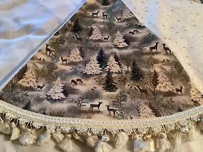 Handmade Christmas Tree Skirt 44” • $40