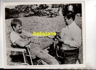 Vic Morrow Buddy Hackett Original 8x10 Photo Sexy Candid 1958 God's Little Arce • $34.99