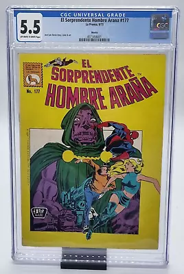 El Sorprendente Hombre Arana #177 CGC 5.5 Mexican Non Canon Spider-Man Gwen Cvr • $1550