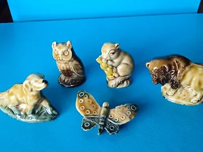 Wade Whimsies - Bison Owl Butterfly Squirrel Dog • £2.50