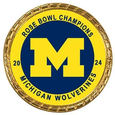 Tribute Coin Michigan Wolverines 2024 Rose Bowl Champions • $14