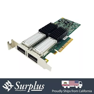 2x Mellanox ConnectX-2 Dual Port 10Gb2 IB QSFP PCIe Ethernet NIC Low Profile • $32