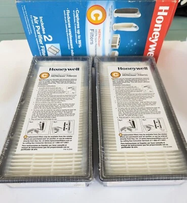 £21.10 • Buy 2 Pack Honeywell HEPAClean C Hepa-Type Replacement Air Purifier Filters HRF - C2