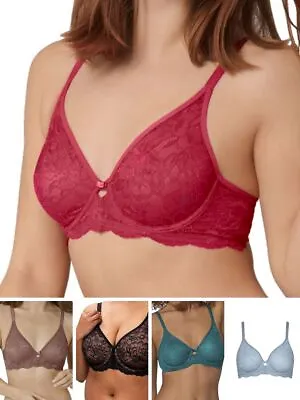 £18.95 • Buy Triumph Amourette Charm Bra Full Cup Non Padded Bras Sheer Lace Lingerie