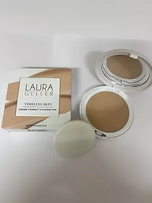 Laura Geller  Timeless Skin Cream Compact Foundation ~shade ~ Light ~ 12 Grams • £7.50