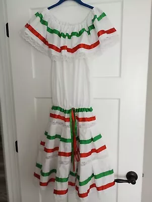 Women's Mexican Fiesta Dress Cosplay Costume SZ Small • $12