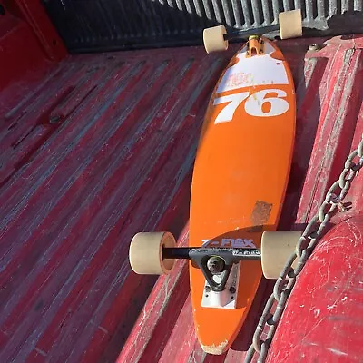 Z-Flex Vintage 39  White & Orange Since 1976 Pintail Longboard • $75