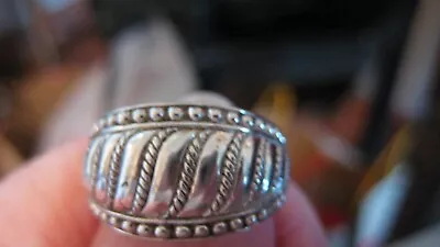 Nice Judith Ripka Sterling Silver Ring Sz 7 • $31